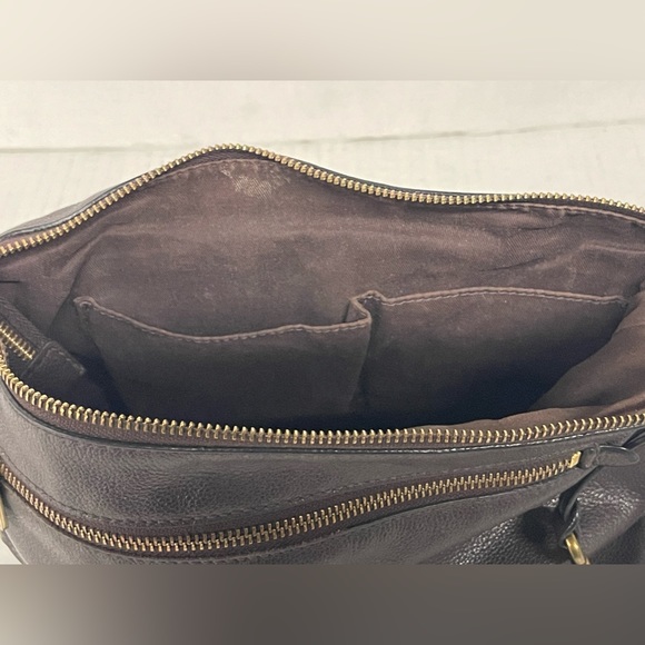 Fossil leather shoulder crossbody purse - Picture 11 of 13